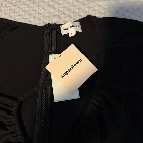 Superdown Aranza Ruched Long Sleeve Mini Dress | New with Tags - Picture 2 of 8